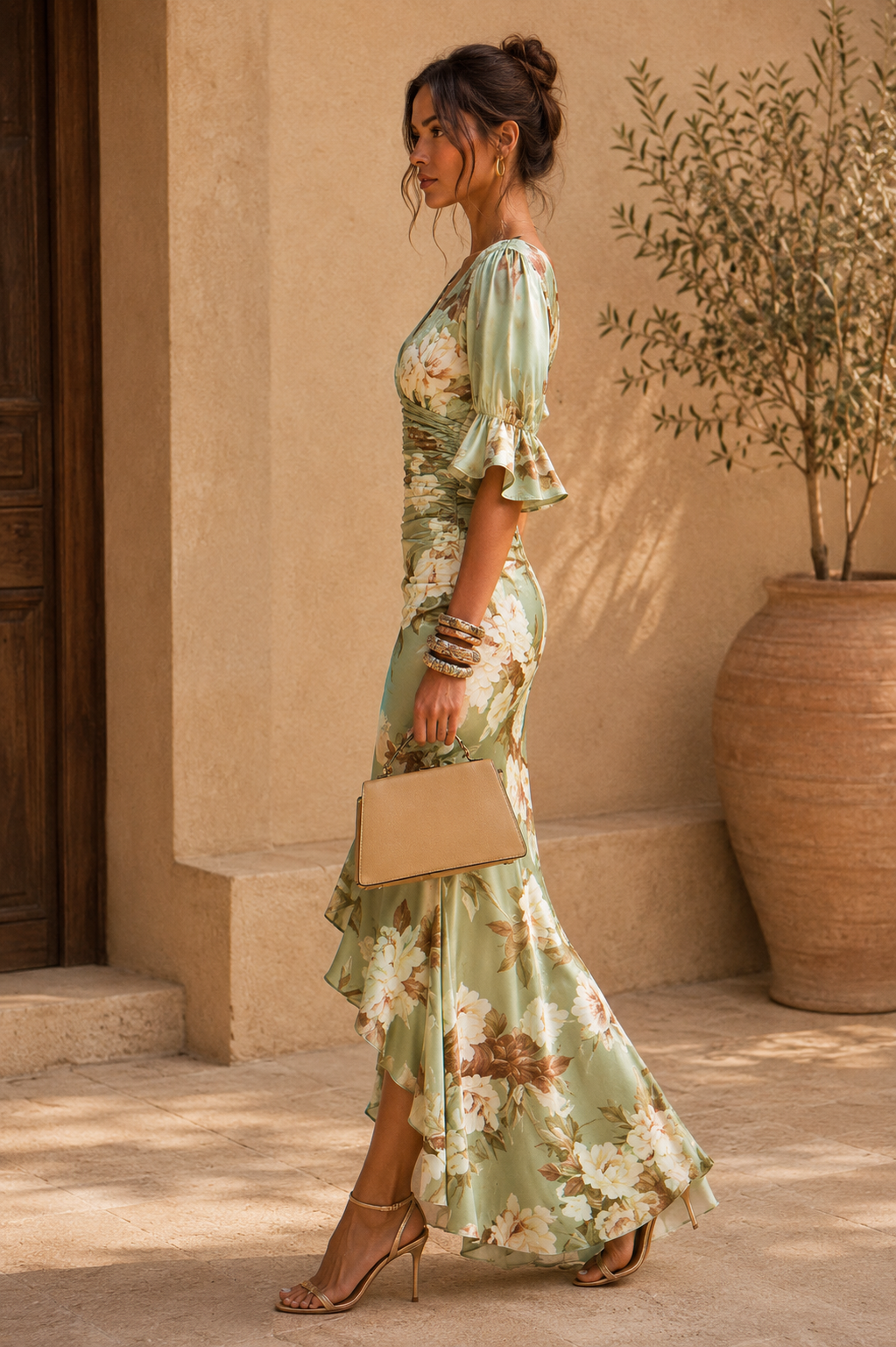 VESTIDO VERANO GREEN LIFE -  ZAHIAN VALENTINA