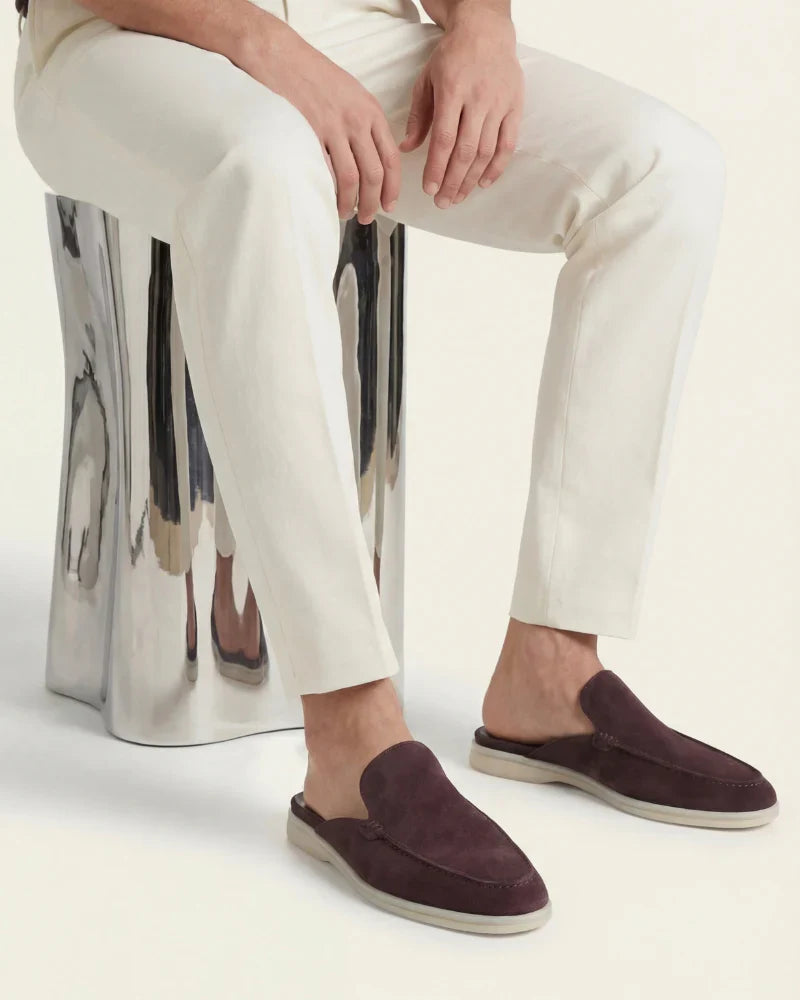 Coffee Suède Mocasines Zahian Valentina