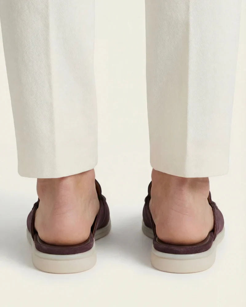 Coffee Suède Mocasines Zahian Valentina