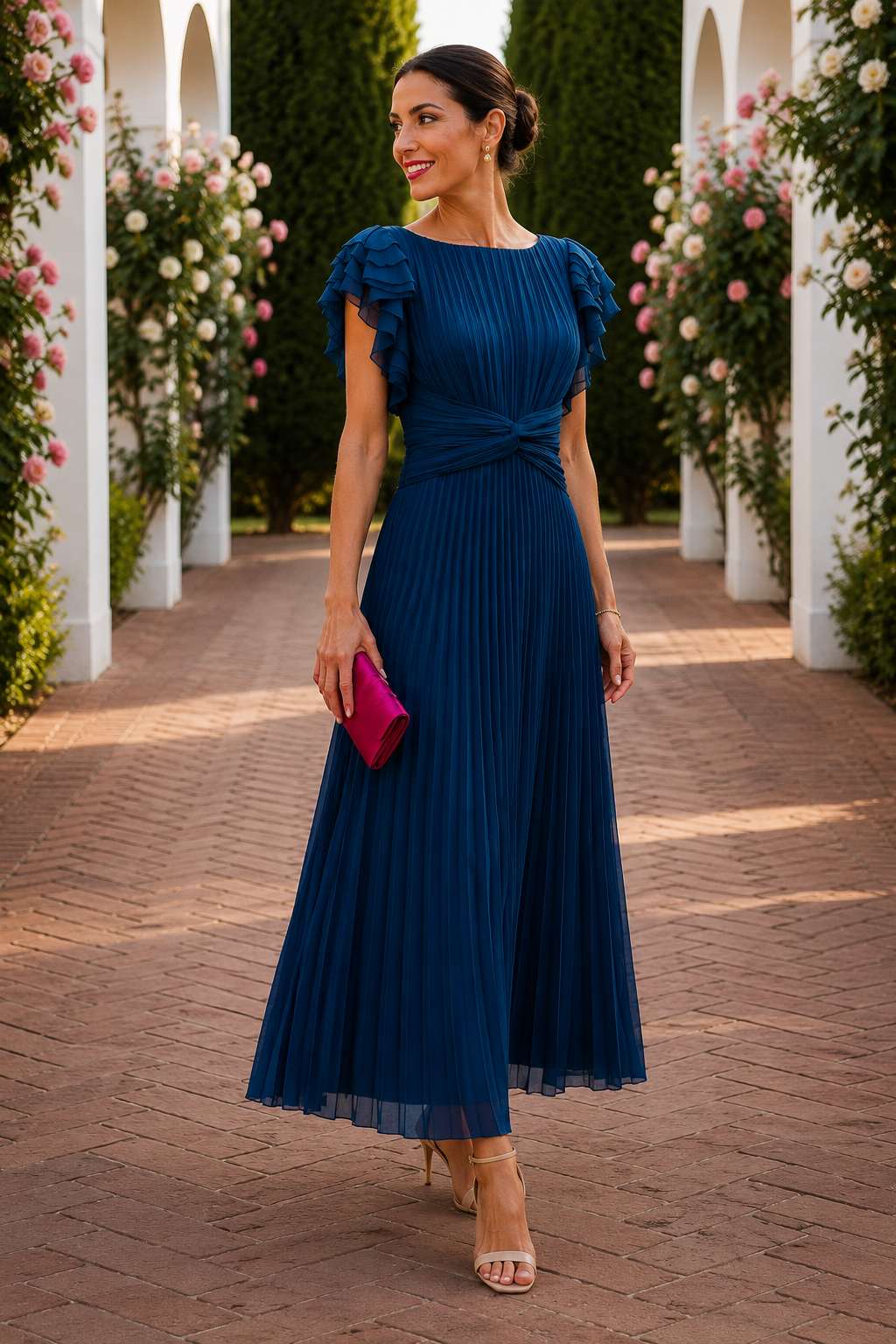 VESTIDO ZAHIAN VALENTINA - CONFECCIÓN ARTESANAL PREMIUM