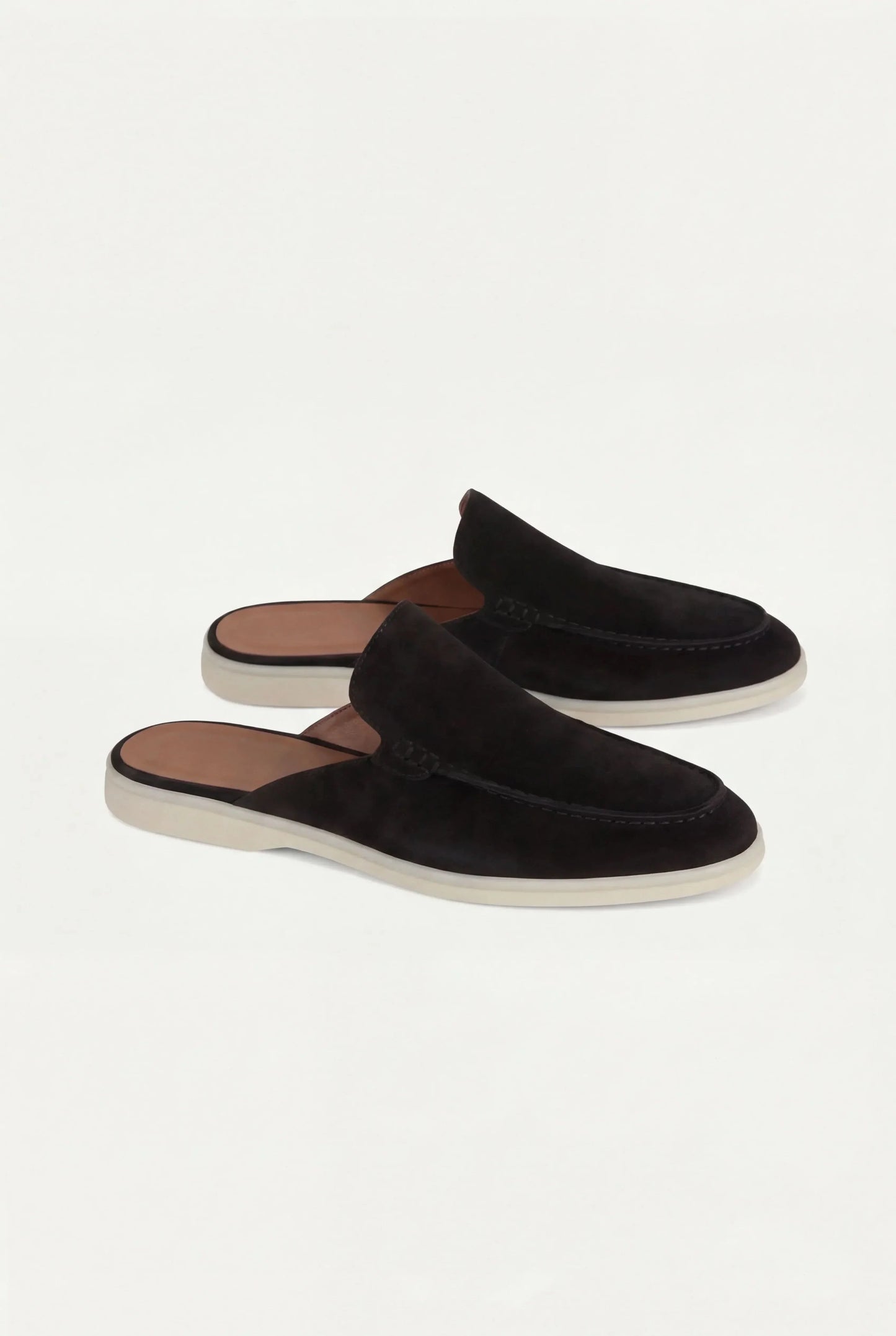 Black Suède Mocasines Zahian Valentina