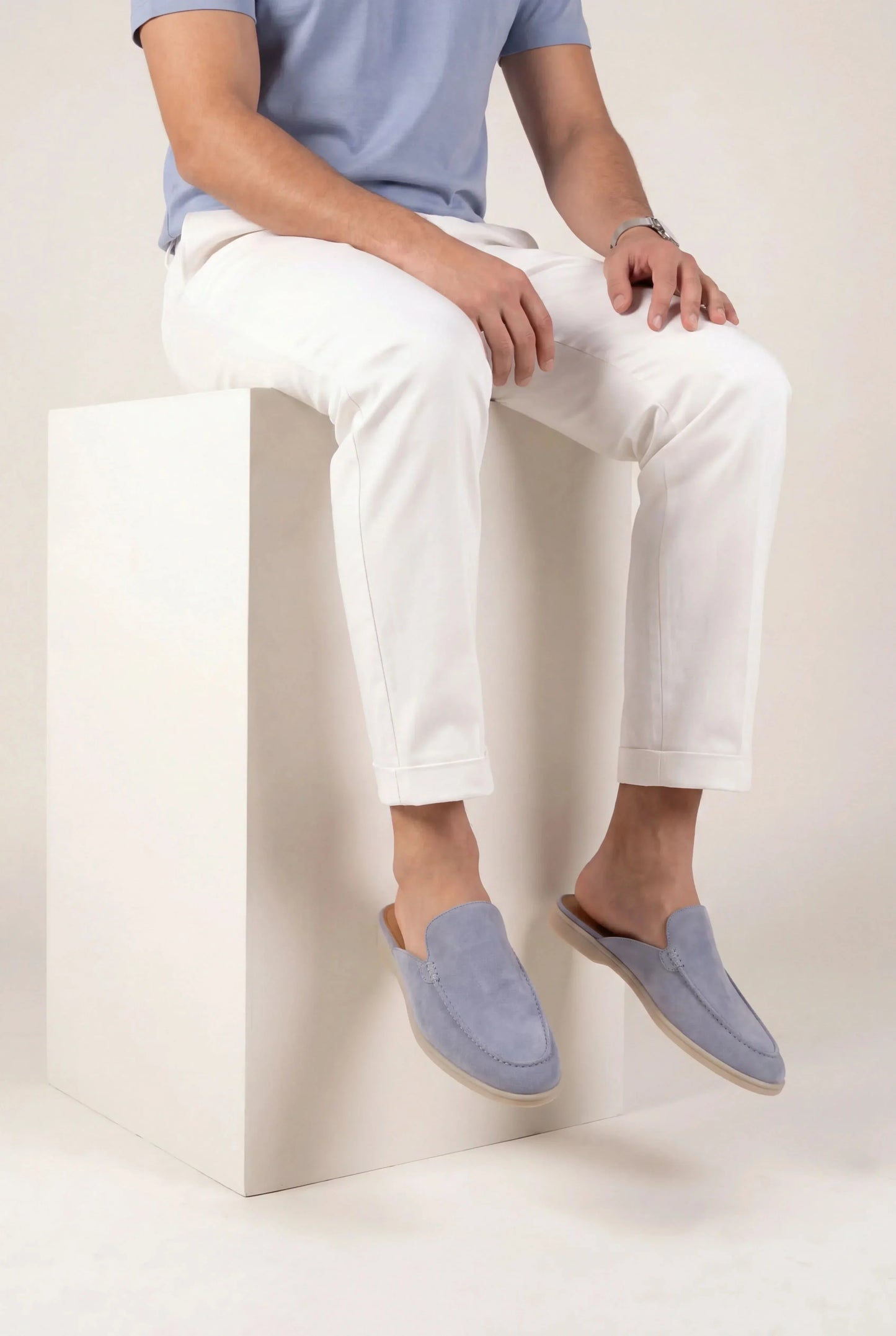 Baby Blue Mocasines Zahian Valentina