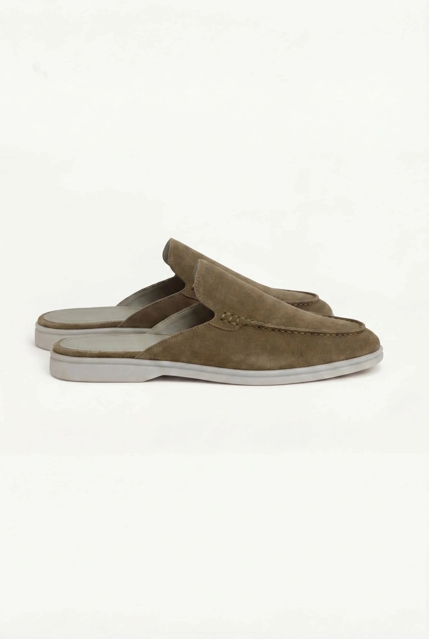 Olive Suède Mocasines Zahian Valentina