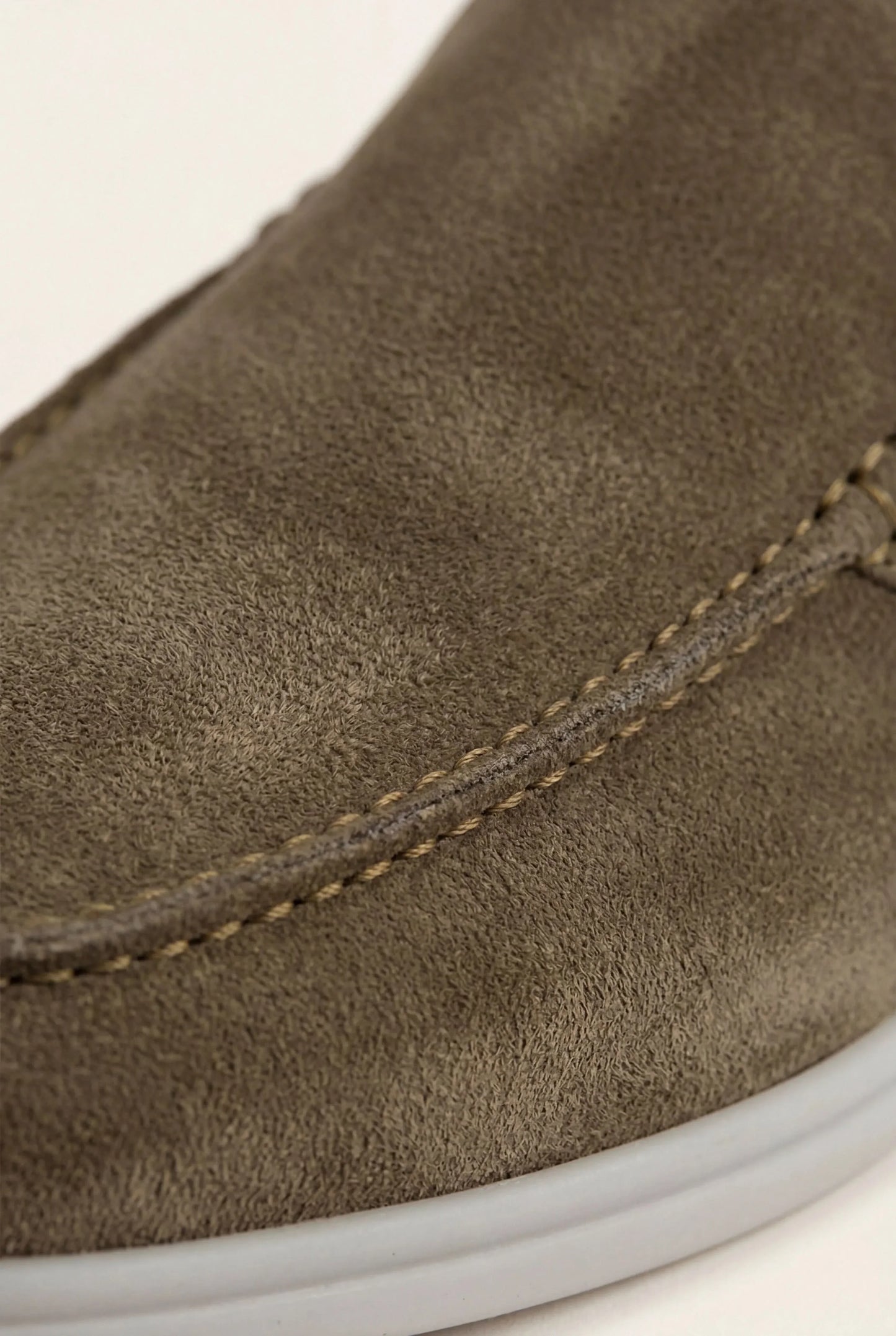 Olive Suède Mocasines Zahian Valentina