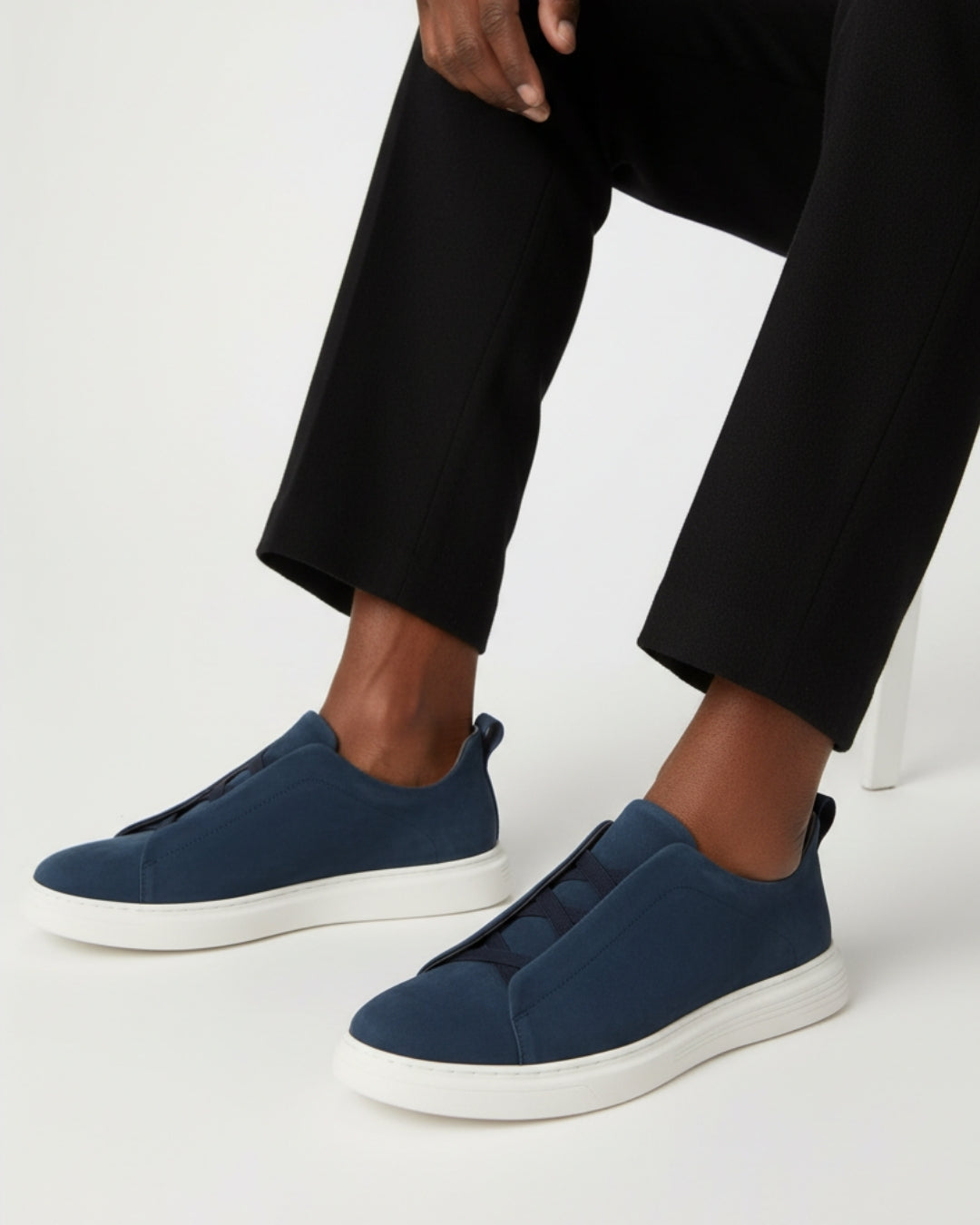 ZAPATILLAS SIN CORDONES DE ANTE