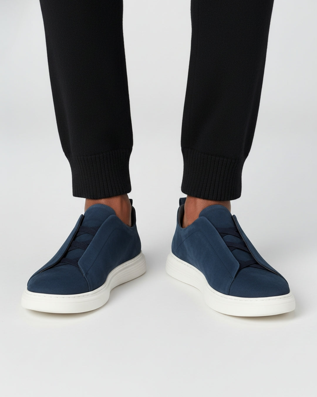 ZAPATILLAS SIN CORDONES DE ANTE