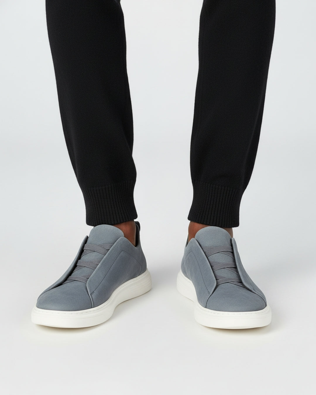 ZAPATILLAS SIN CORDONES DE ANTE